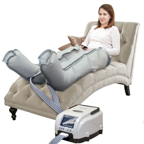 LymphaNorm Smart + 2 манжеты нога L/XL + манжета-пояс — аппарат для прессотерапии и лимфодренажа для дома фото 5