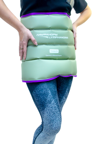 LymphaNorm Relax + 2 манжеты нога L/XL + манжета рука + манжета талия XL/XXL — аппарат для прессотерапии и лимфодренажа для дома фото 9
