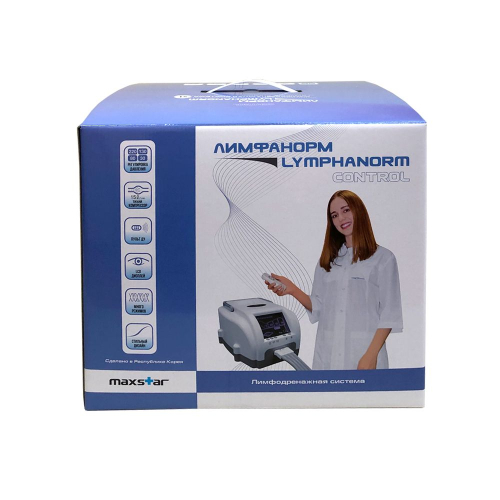 LymphaNorm Control + 2 манжеты нога + манжета шорты — профессиональный аппарат для прессотерапии и лимфодренажа для дома и салона красоты фото 5