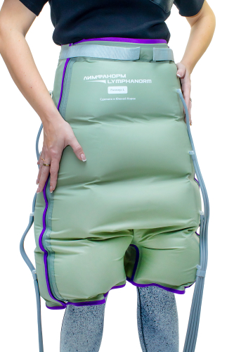 LymphaNorm Smart + 2 манжеты нога L/XL + шорты — аппарат для прессотерапии и лимфодренажа для дома фото 7