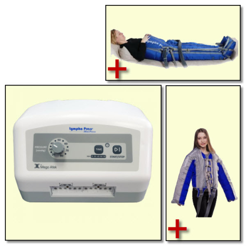 lympha press mini new + комбинезон + куртка — профессиональный аппарат для прессотерапии и лимфодренажа