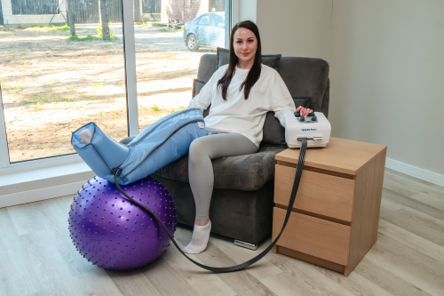 phlebo press + 2 манжеты для ног 8 камер — профессиональный аппарат для прессотерапии и лимфодренажа фото 4