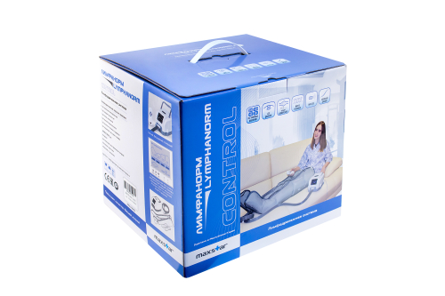 LymphaNorm Control + 2 манжеты нога L/XL + манжета рука + манжета талия — профессиональный аппарат для прессотерапии и лимфодренажа для дома и для салона красоты фото 8