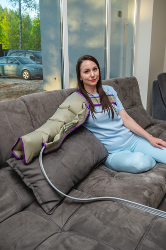 LymphaNorm Control + манжета рука (без манжет для ног) — профессиональный аппарат для прессотерапии и лимфодренажа для дома и салона красоты фото 7