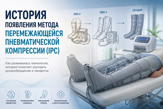 История появления метода перемежающейся пневматической компрессии (IPC)
