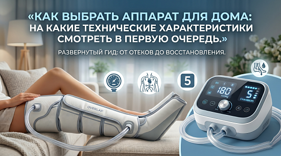 Как выбрать аппарат для прессотерапии и лимфодренажа для дома: гид по характеристикам
