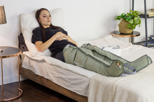 LymphaNorm Smart + 2 манжеты нога L/XL + манжета-пояс — аппарат для прессотерапии и лимфодренажа для дома фото 2